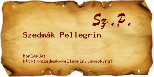 Szedmák Pellegrin névjegykártya